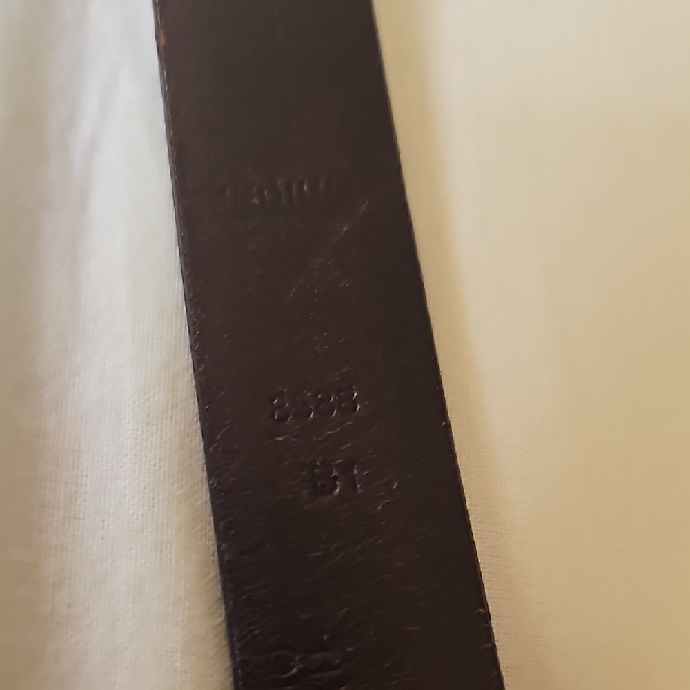 Coach Black Leather Belt with Metallic Buckle - Picture 8 of 10